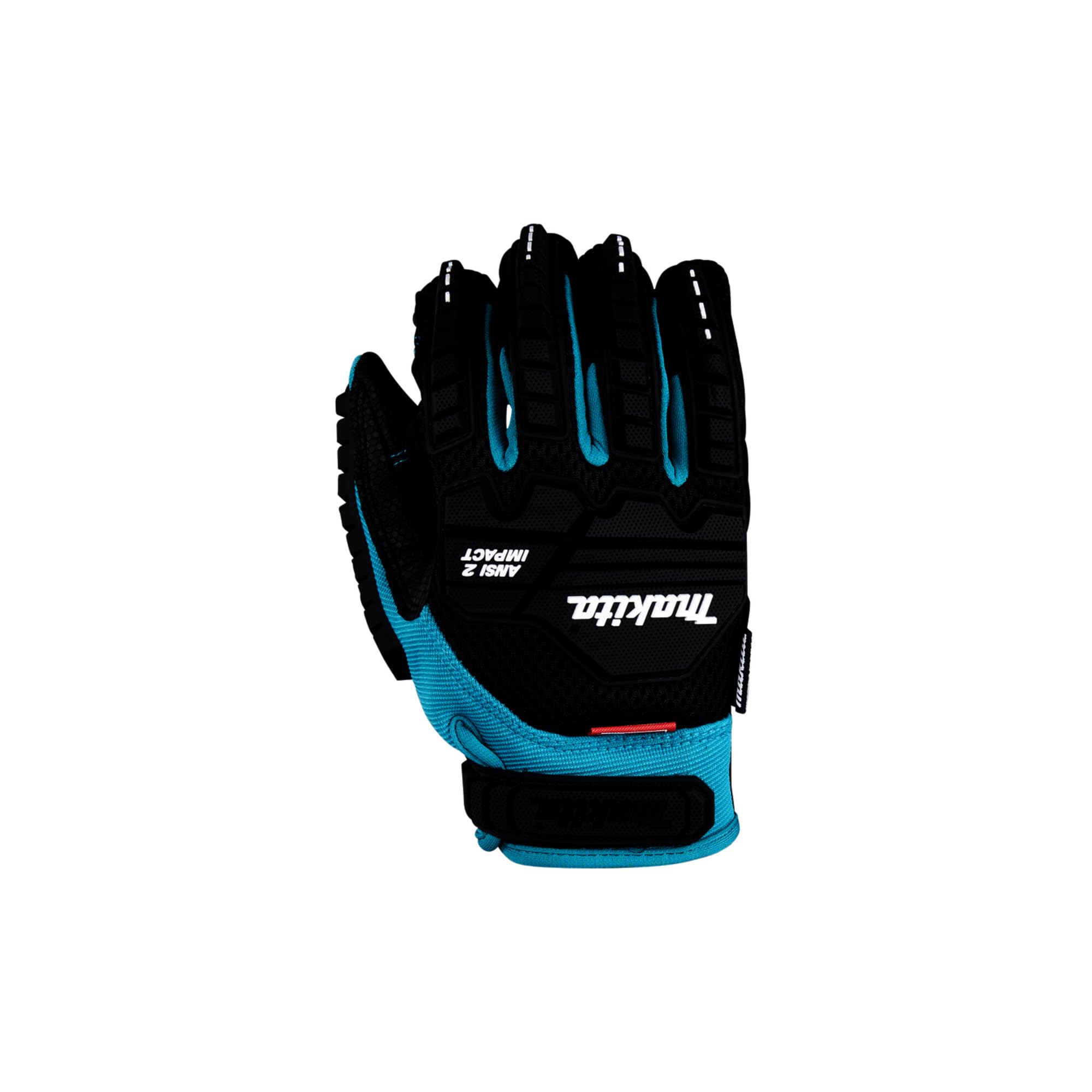 Makita Blue/Black P-84486 Advanced Impact Ansi 2 Impact Rated Demolition Gloves, Size X-Large