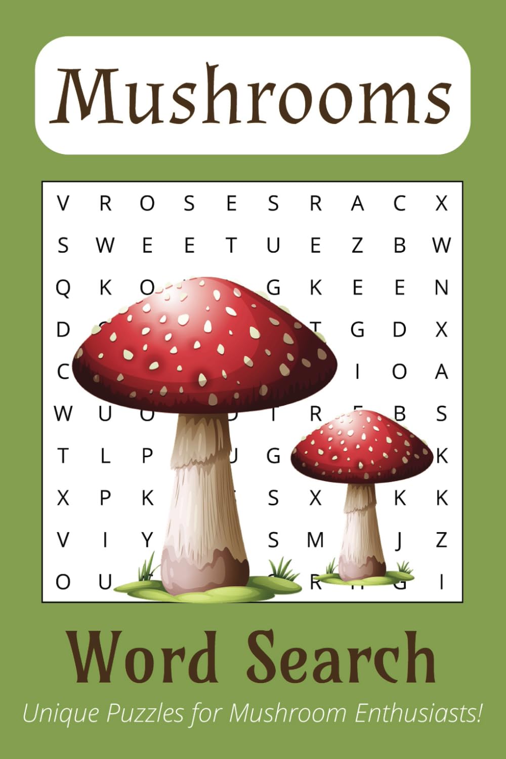 Mushroom Word Search: Word Search About Mushrooms