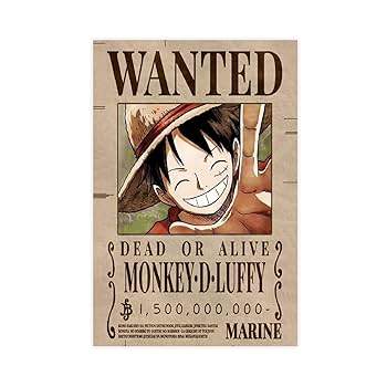 Amazon.co.jp: ワンピース モンキー D ルフィ Wanted アニメ