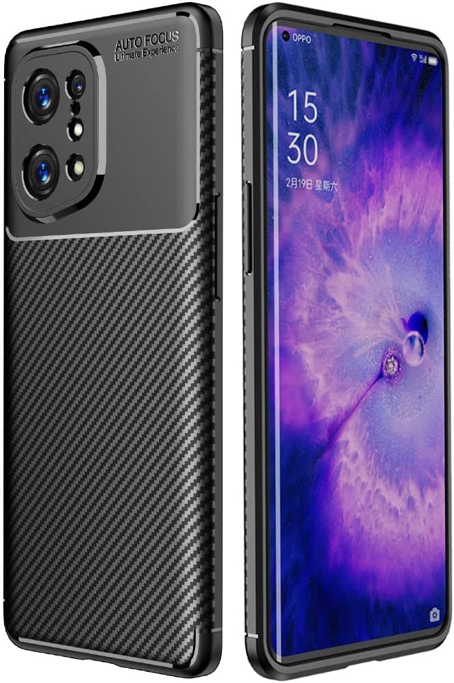 FTRONGRT Case For Oppo Find X5 Pro, Rugged And Shockproof, With Mobile Phone Holder, Cover For Oppo Find X5 Pro-Black - View #7