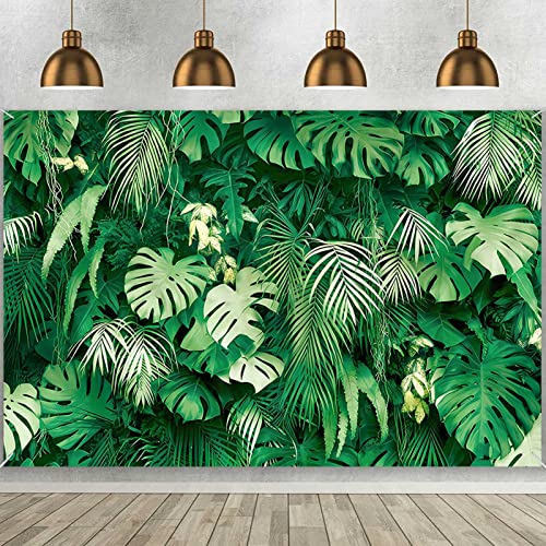 Fondo Fotográfico Tropical Verde 7x5FT Polyester miniatura 2