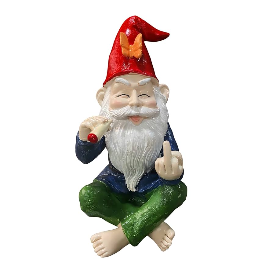 Amazon.co.jp: Aopek ガーデンノーム 屋外像 置物 喫煙ガーデン