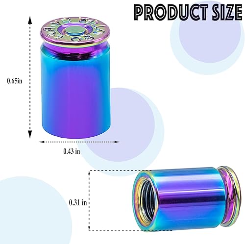 Vista 65 de Tapas de válvula de neumático, aleación de aluminio, anticorrosivas, a prueba de polvo, para automóviles, SUV, camiones, bicicletas, motocicletas