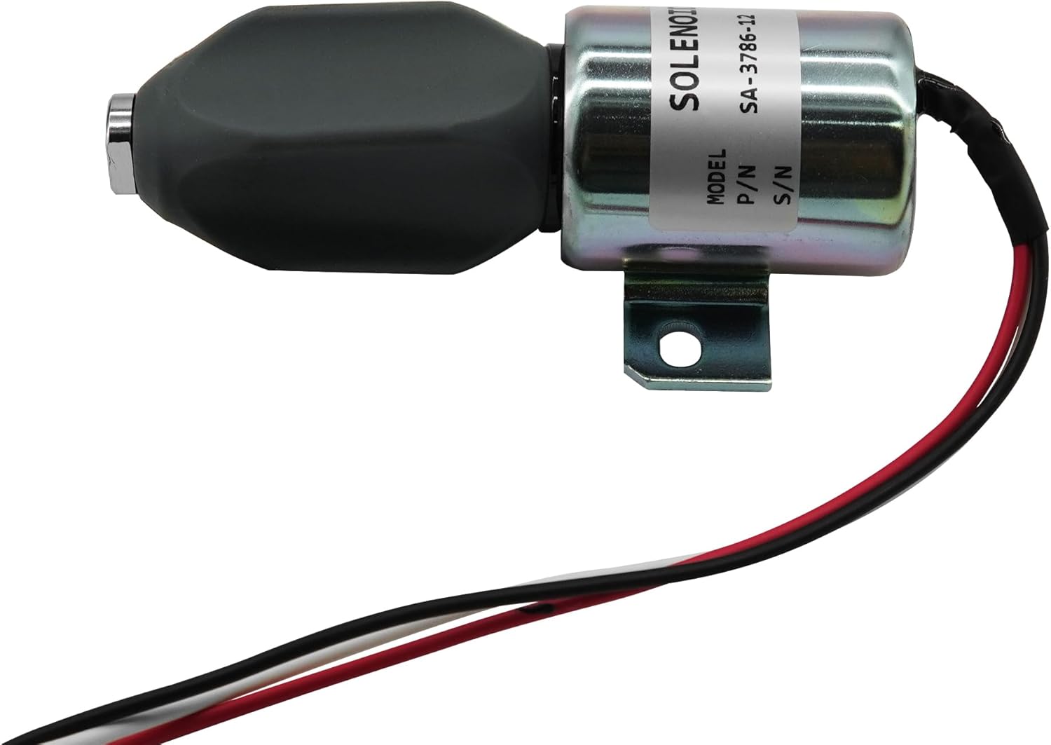 12V Fuel Shutoff Solenoid SA-3786-12 SA4976-12 Stop Solenoid Compatible with Kubota Diesel 21HP Engine 1991-2005, Compatible with Grasshopper 603350, 1753ES-12E6ULB1S1