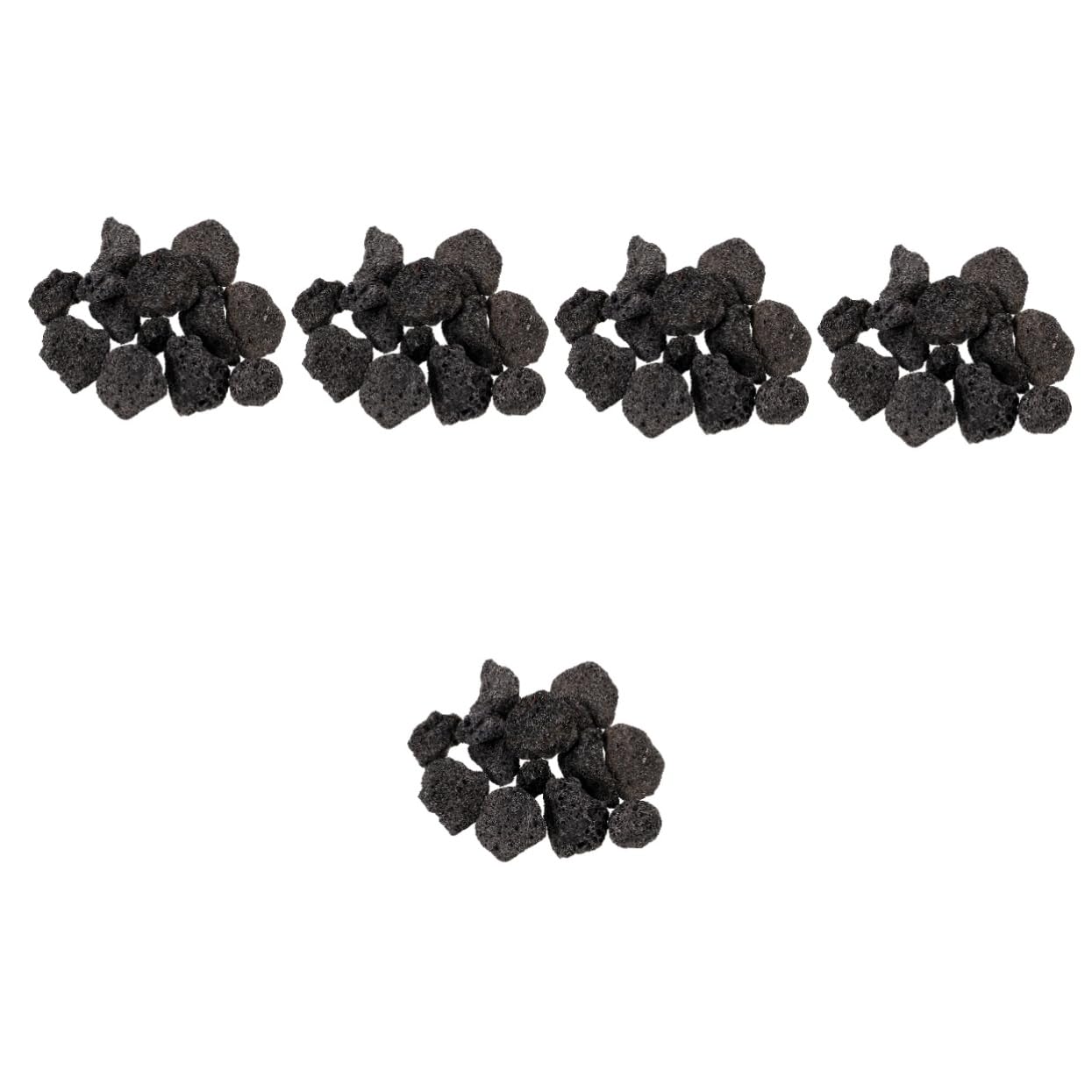 Generic 5packs Volcanic Rocks for Aquariums and Potted Plants Natural Stones for Fish Tank Landscaping and Home Decor Pack