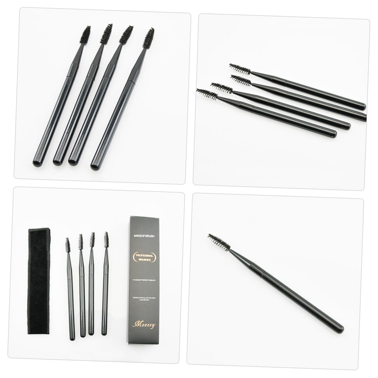 PartyKindom Professional Eyelash Combs Brow Lift Applicator Kit Includes Lash Brush Brow Brush Lash Extension Tools for Makeup Artists Home Users