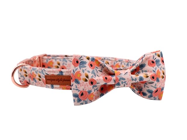 Foto 3 de 7 de Unique Style Paws Collar para perro, collar de pajarita, collares cómodos para perros y gatos, pequeño