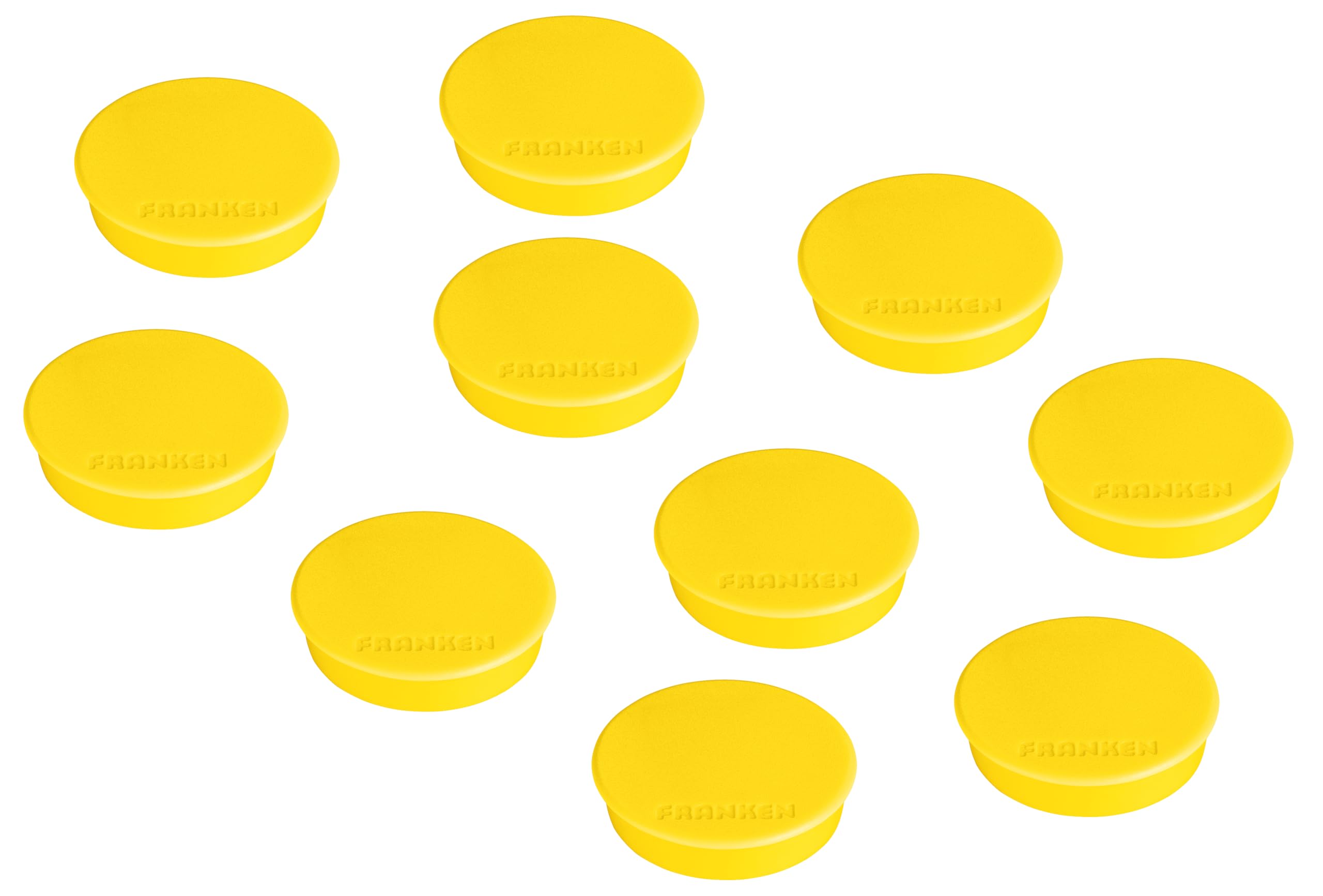 Franken HMS36 04 Magnet 38 mm 2500 g Yellow (pack of 10)