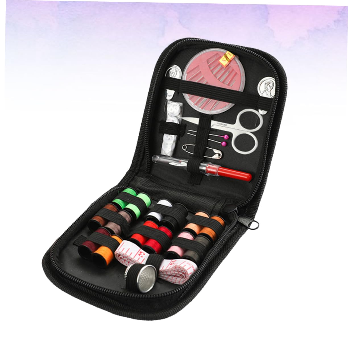 STOBOK 3sets Cucito Portatile Da Viaggio Da Kit Completo Di Attrezzi Per Cucire Con Forbici Filo e Ago Per Casa e Viaggi