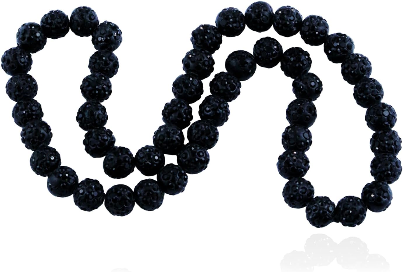 Locrccl Rhinestone Baseball Necklaces Ice Collection Necklace Baseball