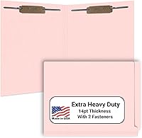 Vista 34 de Carpetas de archivos marrones, material médico, carpeta con pestaña final reforzada tamaño carta con cierre de 2 pulgadas en el interior frontal