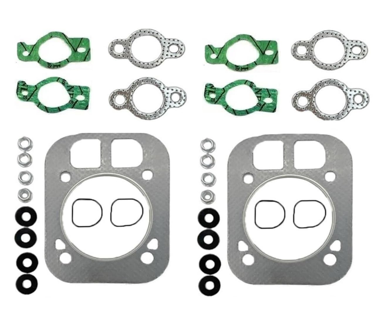 2Pcs 24-841-04S Cylinder Head Gasket Kit Compatible with Kohler CH25 CH730 CH740 CV25 CH26 CH750 CV730 CV732 CH742 CV26 CV724 CV730 Engine, Replaces