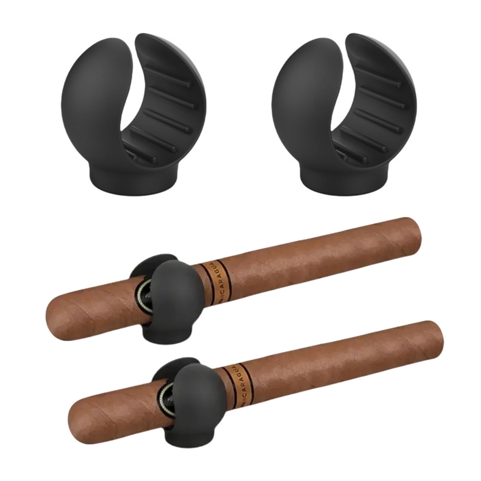 REFFU 2 Pack Convenient Magnetic Holder for Golf Cart, 45-52 Ring Gauge, Portable Silicone Clip for Golf Carts, Golf Cart Accessorie, Golf Cart