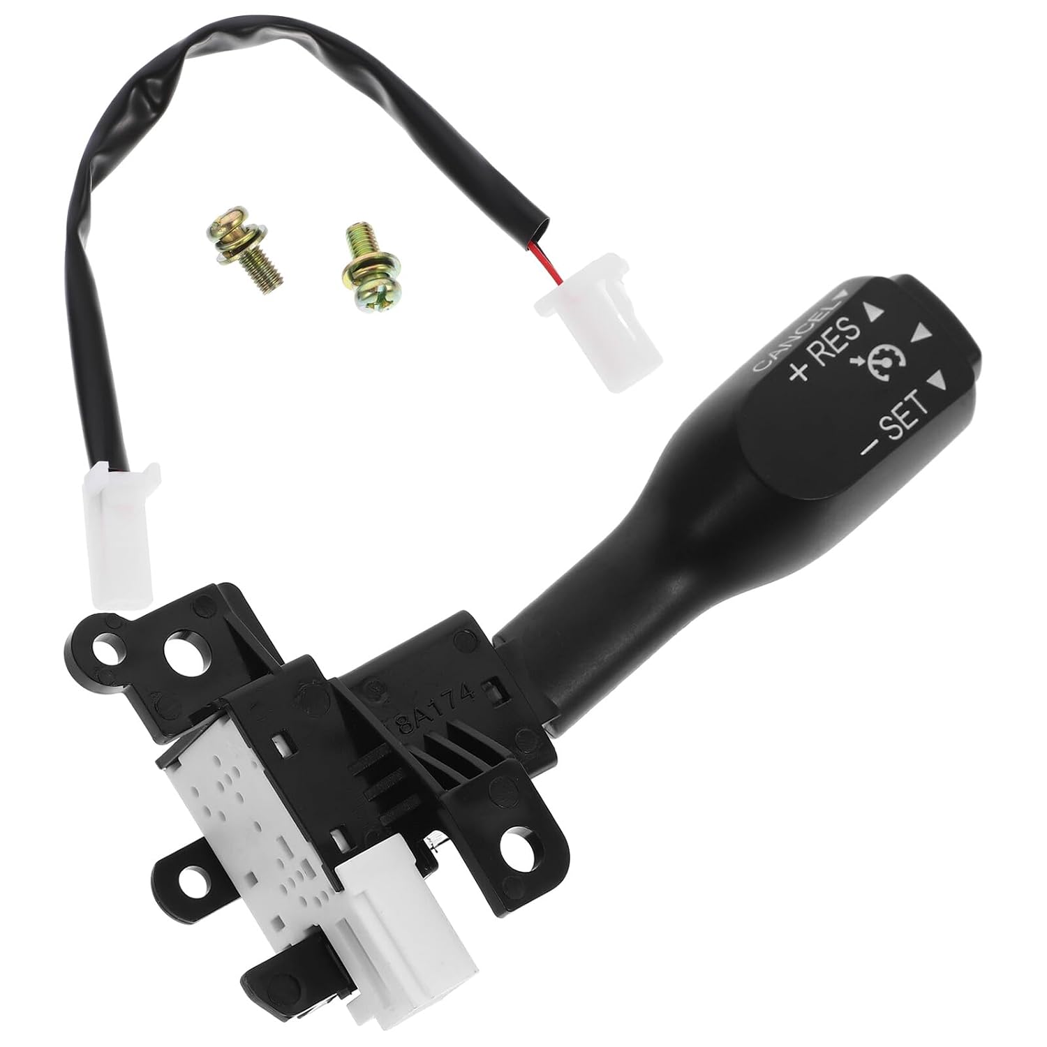 MAGICLULU Car Cruise Control Switch Replacement Part with Screws for Mid-Size Sedans, Auto Cruise Control Car Accessory Compatible with Automotive Replacement Switches