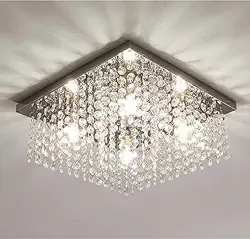 Lustre de cristais para teto de Cristais Legitimos K9 para Sala Quarto