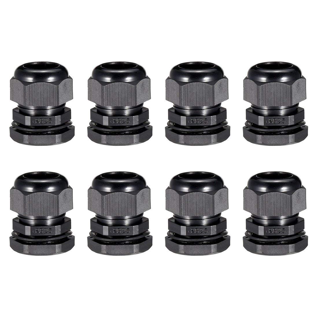 Aexit Pressacavo M20x1.5 Impermeabile Per Cavi 6-12mm – 5 Pezzi In Acciaio Inossidabile, Per Quadri E Macchinari