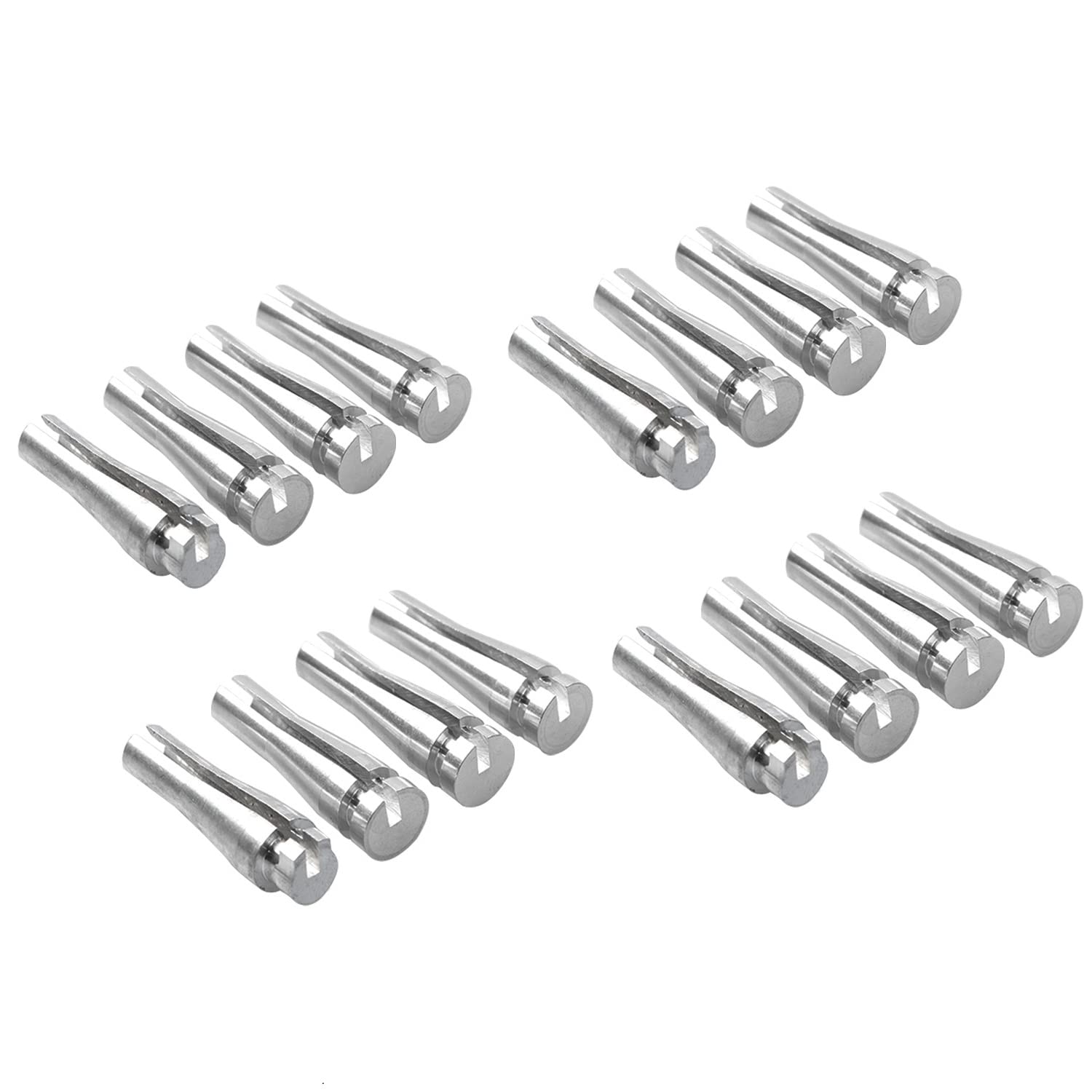 VKVXCLON 16PCS Door Latch Cable Repair Kit Latch Lock Cable Ends Compatible with Ford F150 F250 F350, E-Series, Ranger, Expedition, Excursion,