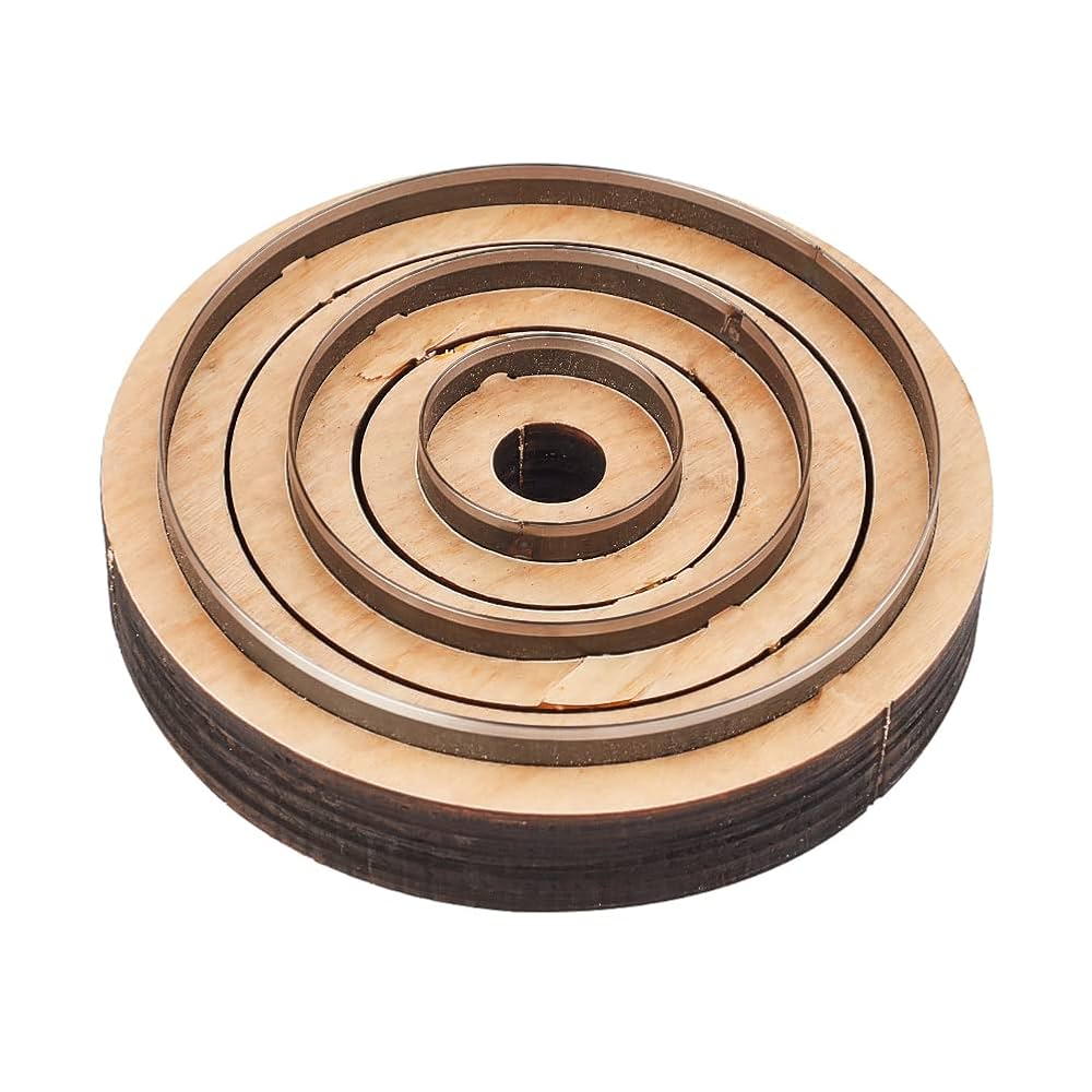 Amazon.com : GLOBLELAND 3 PCS Leather Cutting Set - Wooden