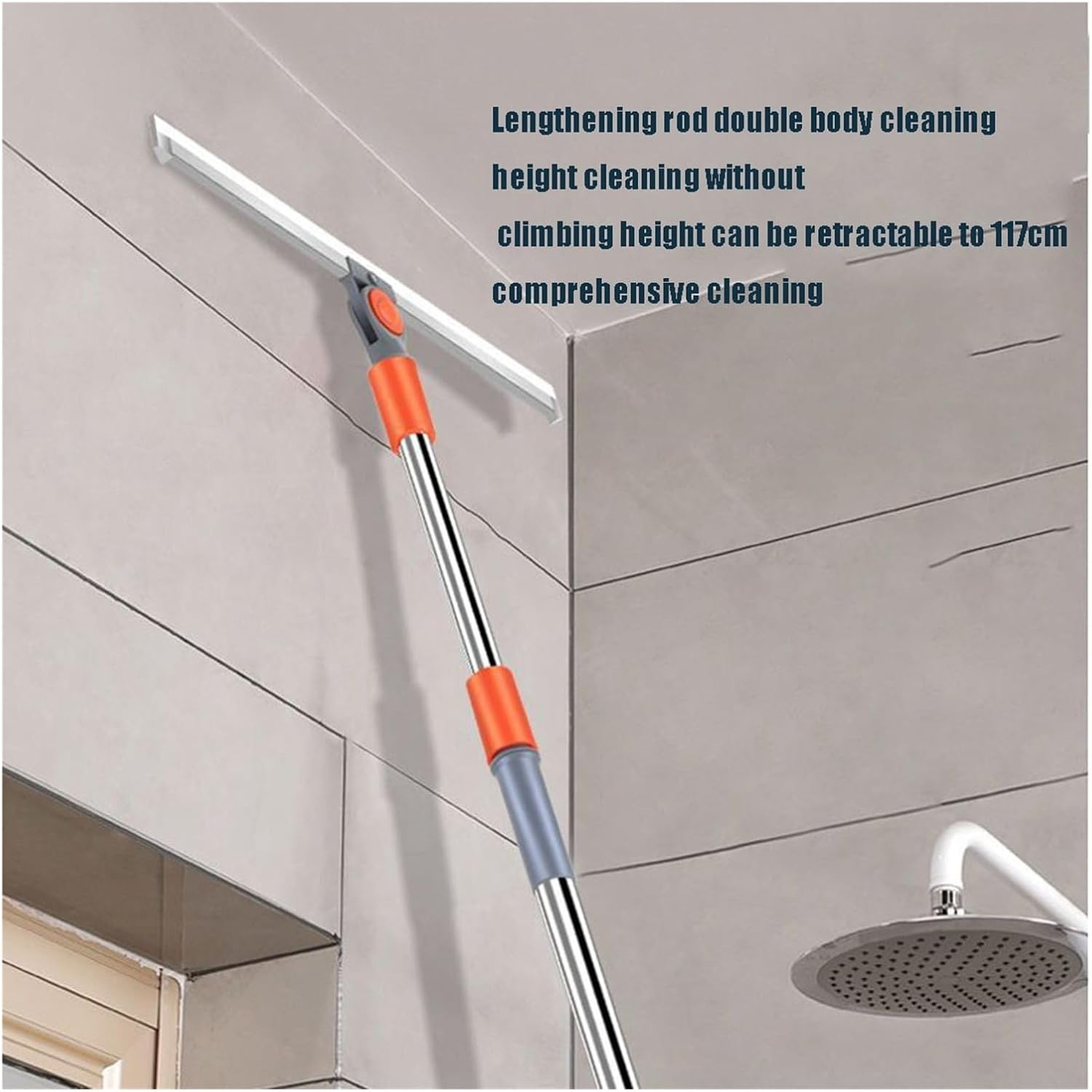 Silicone Scraper Broom Magic Wiper High Place Glass Wiper Floor Mop Household Bathroom Sweeping Water Silicone Scraper Broom Mag