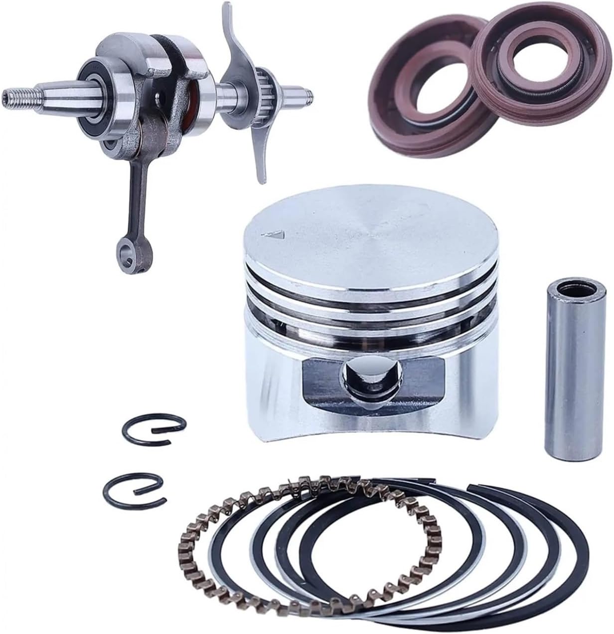 Crankshaft Crank Shaft Fit for GX25 HHT25S Oil Seal Piston Kit Engine Crankshaft