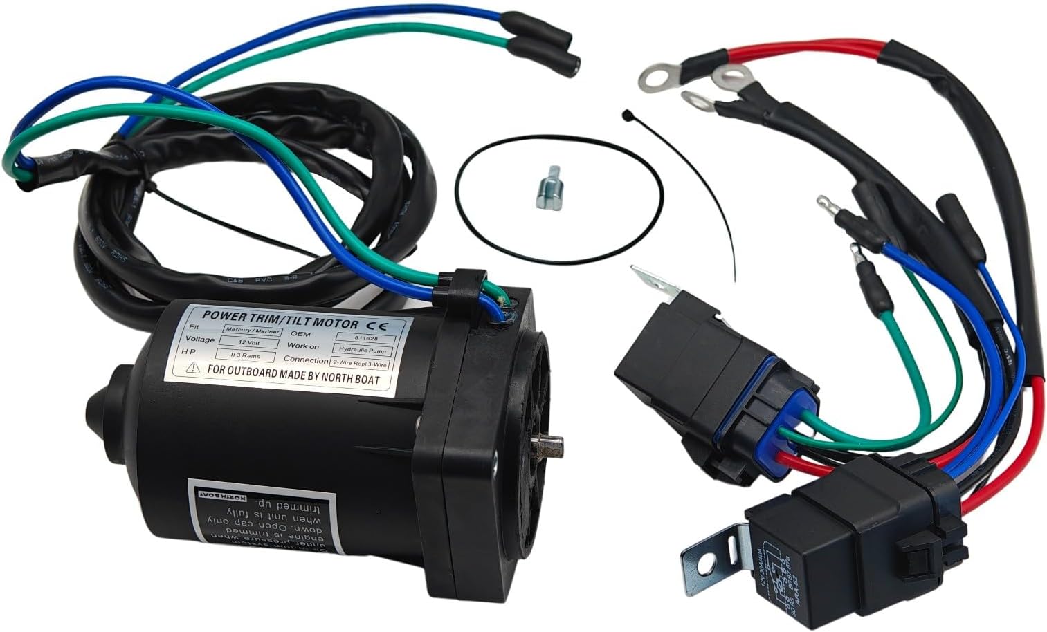 Tilt Trim Motor For Mercury 100 115 135 150 Mariner Marine 1985-1992 82-6891-2 E - Foto 4