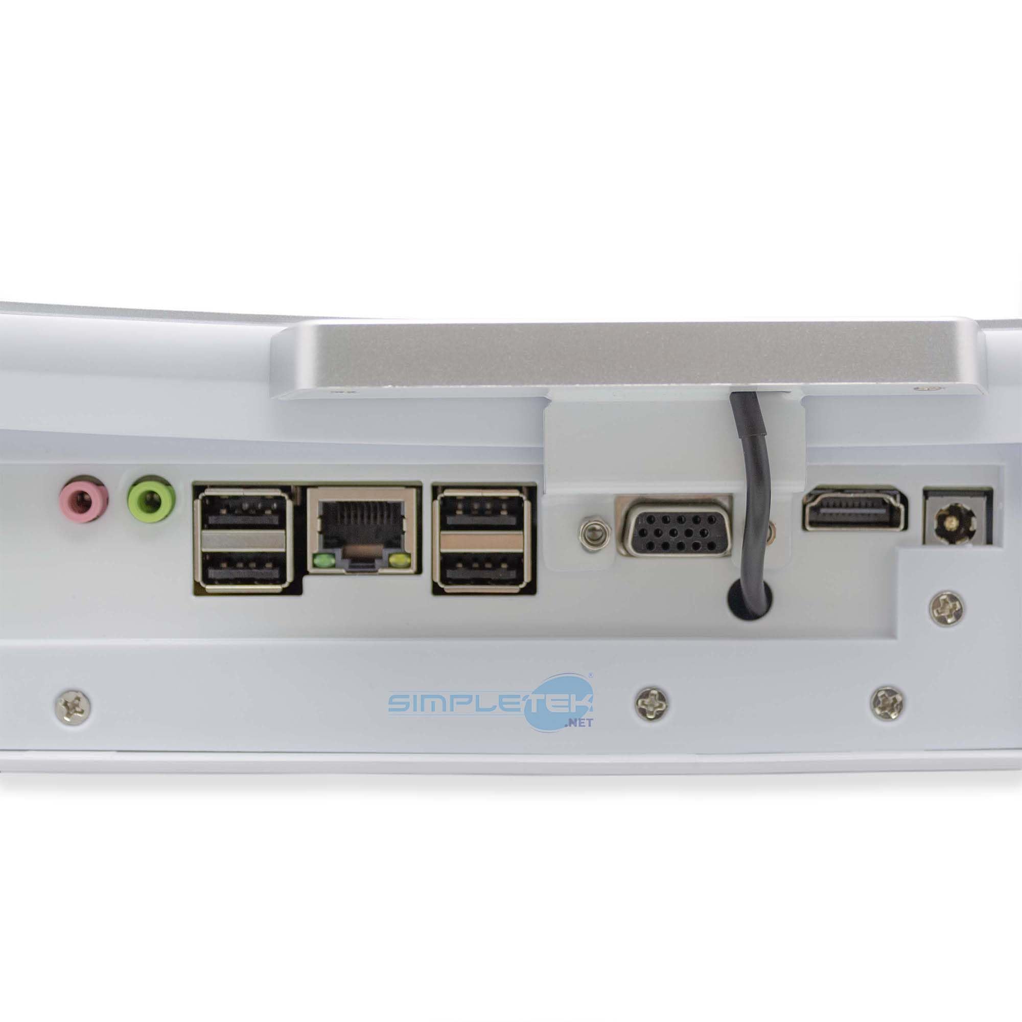 SIMPLETEK All in One AiO 27” FHD Curvo Windows 11 i5 fino 2,30 GHz 16 GB RAM 960 GB SSD Mouse Tastiera Wireless inclusi Webcam PC Gaming Curved Streaming Casa Lavoro Computer per Ragazzi