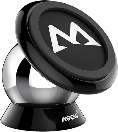 Mpow - Soporte magnético para teléfono, giratorio 360, soporte magnético adhesivo para el salpicadero para iPhone 7 / 6s / SE / 5 / 5S, Samsung Galaxy S7 / S6 Note 5 / 4 LG HTC So Mpow - Soporte magnético para teléfono, giratorio 360, soporte magnético adhesivo para el salpicadero para iPhone 7 / 6s / SE / 5 / 5S, Samsung Galaxy S7 / S6 Note 5 / 4 LG HTC So