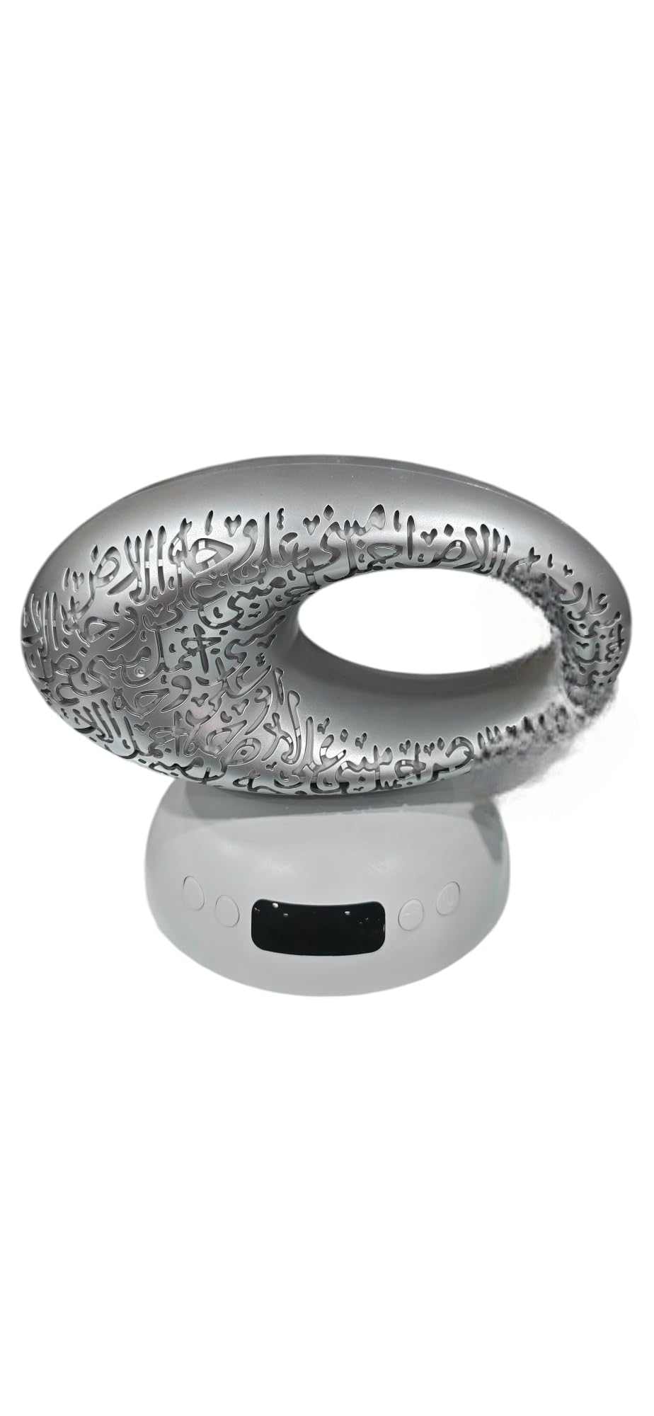 Bluetooth Speaker Multifunctional Smart Alarm Clocks Bedrooms Wake Up Light with 256 RGB Atmosphere Light for Heavy Sleepers (Sliver)