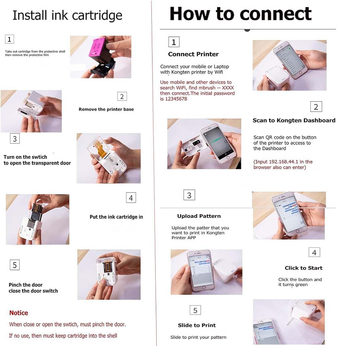 Impresora Eléctrica De Café Latte Art, Mini Impresora Portátil, Impresora Portátil De Tinta Comestible Para Alimentos, Para Pan, Café, Amantes De La Comida, Arte, Cocina, Helado