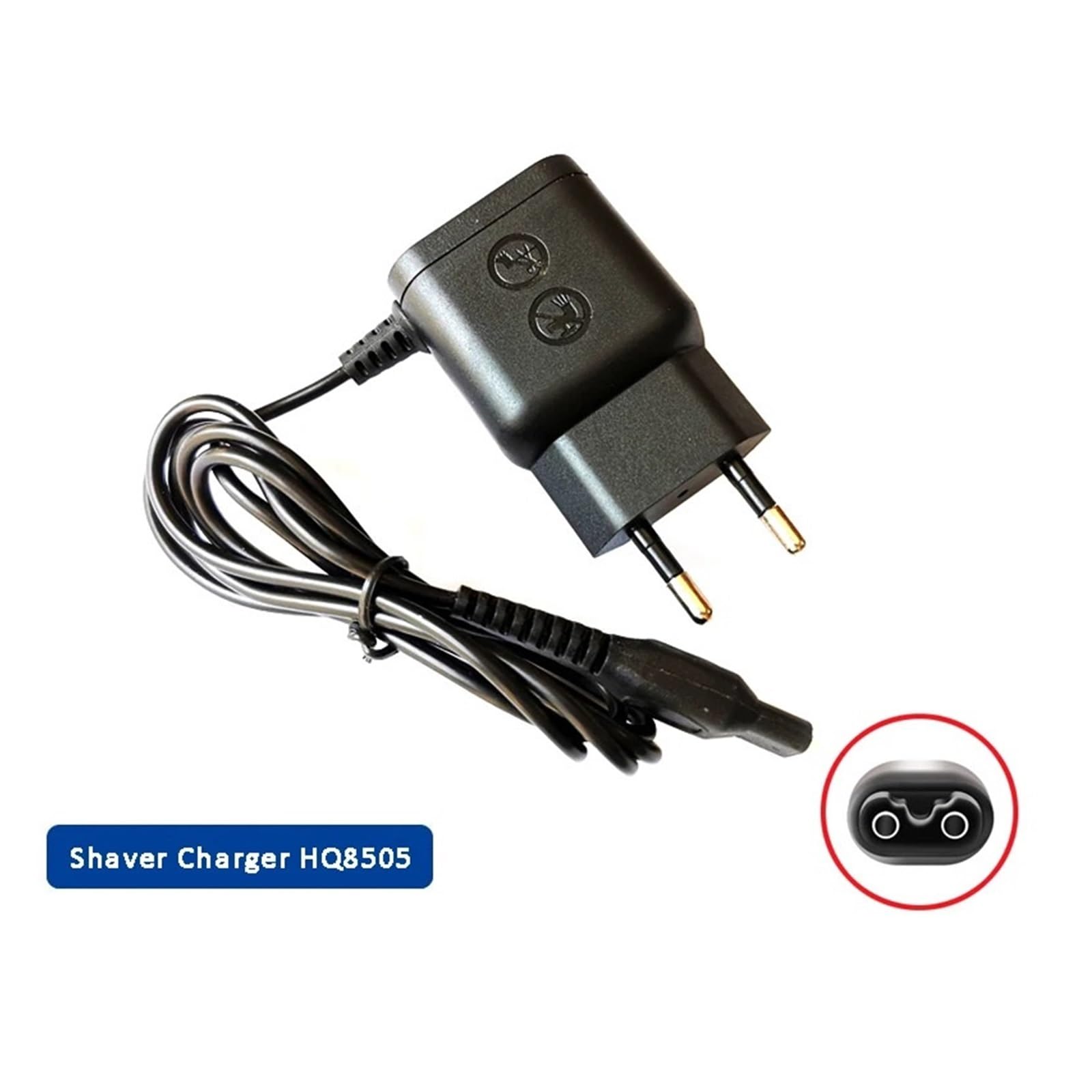 Caricabatterie For Rasoio HQ8505, Compatibile Con PHILIPS, Rasoio S9711 S9712 S9731 S9911 S9936 S9935 S9933 S9932 S9931 S8050 S7731 SU5799 S5531 5586 5666(EU Charger)