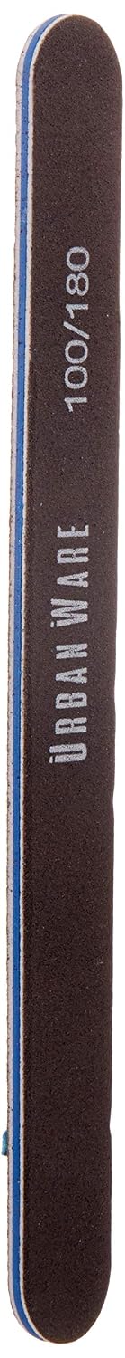 Professional Nail Files 20 Pack Double Sided 100/180 Grit Washable Buffer File 20 Pack