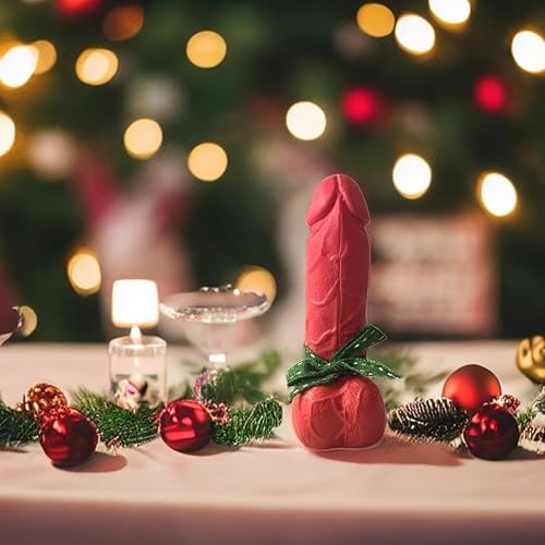 Miniatura 2 de Willy soap. Red Christmas Edition. 3.3 oz. 100% Handmade. Scent Cinnamon and orange. Packed in clear box with soap saver scrub pouch. For sensitive