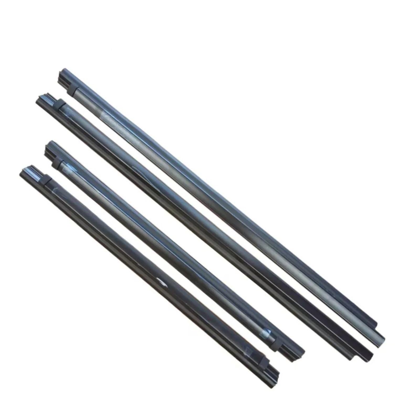 Car Window Seals for Toyota for Hilux 1998-2005 Car Outdoor Weatherstrip Window Moulding Trim Black 4PCS
