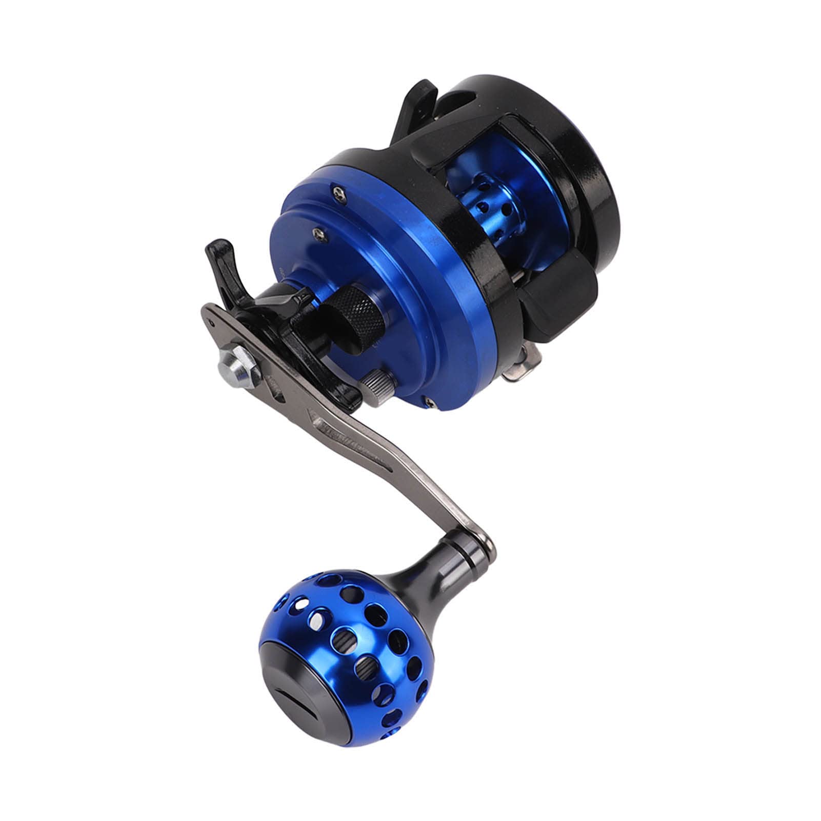 Metalowy kołowrotek 7 + 1BB |Hamulec elektromagnetyczny 6KG na duże ryby |Kołowrotek High Speed ​​4,7:1 do wędkarstwa morskiego/surfingowego/kempingowego |Lekki stop aluminium