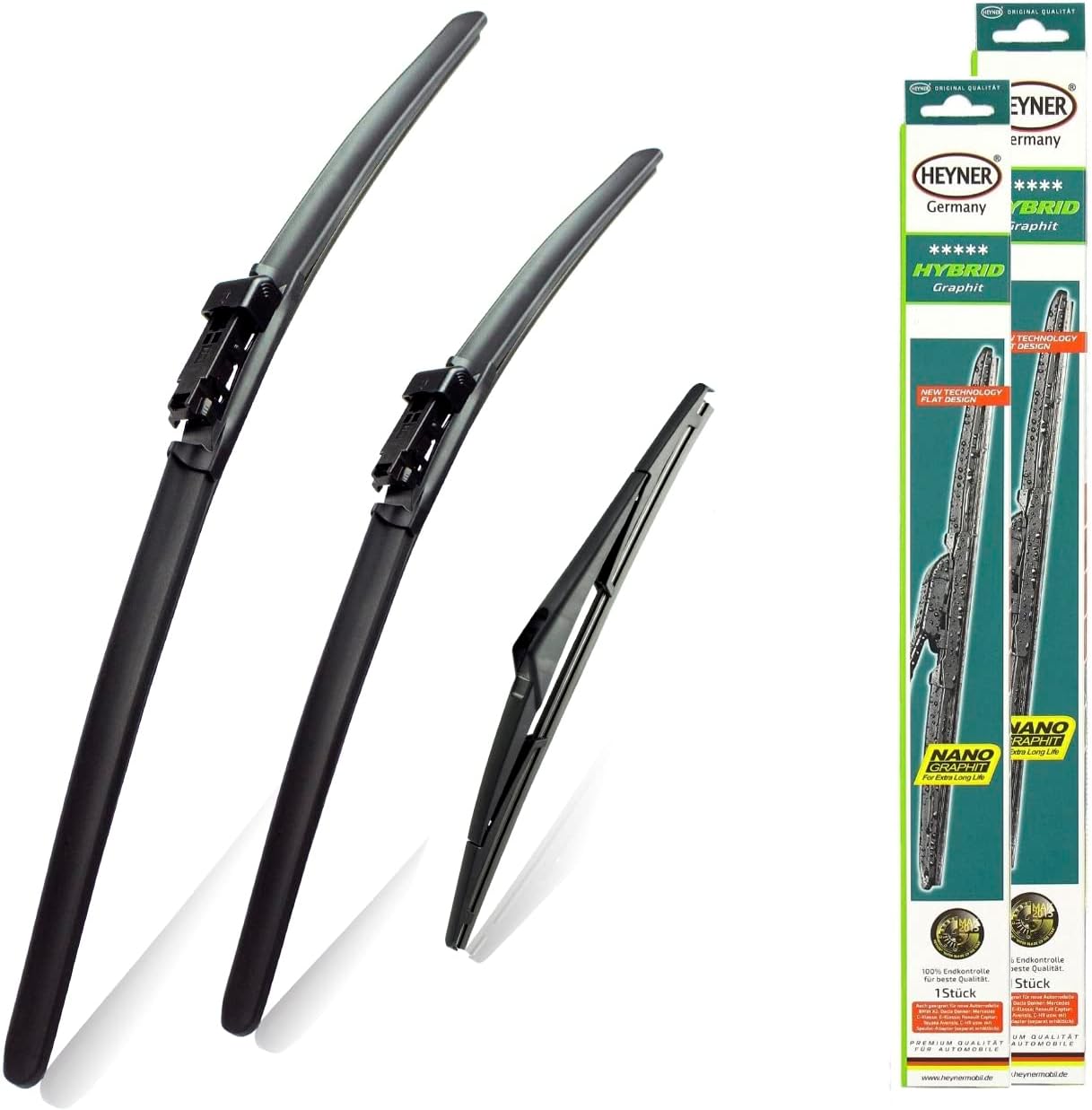 HEYNER Set Tergicristallo Ibrido 2616ST Per BMW X1 Dal 2015 – 650/480 Mm – Qualità Tedesca