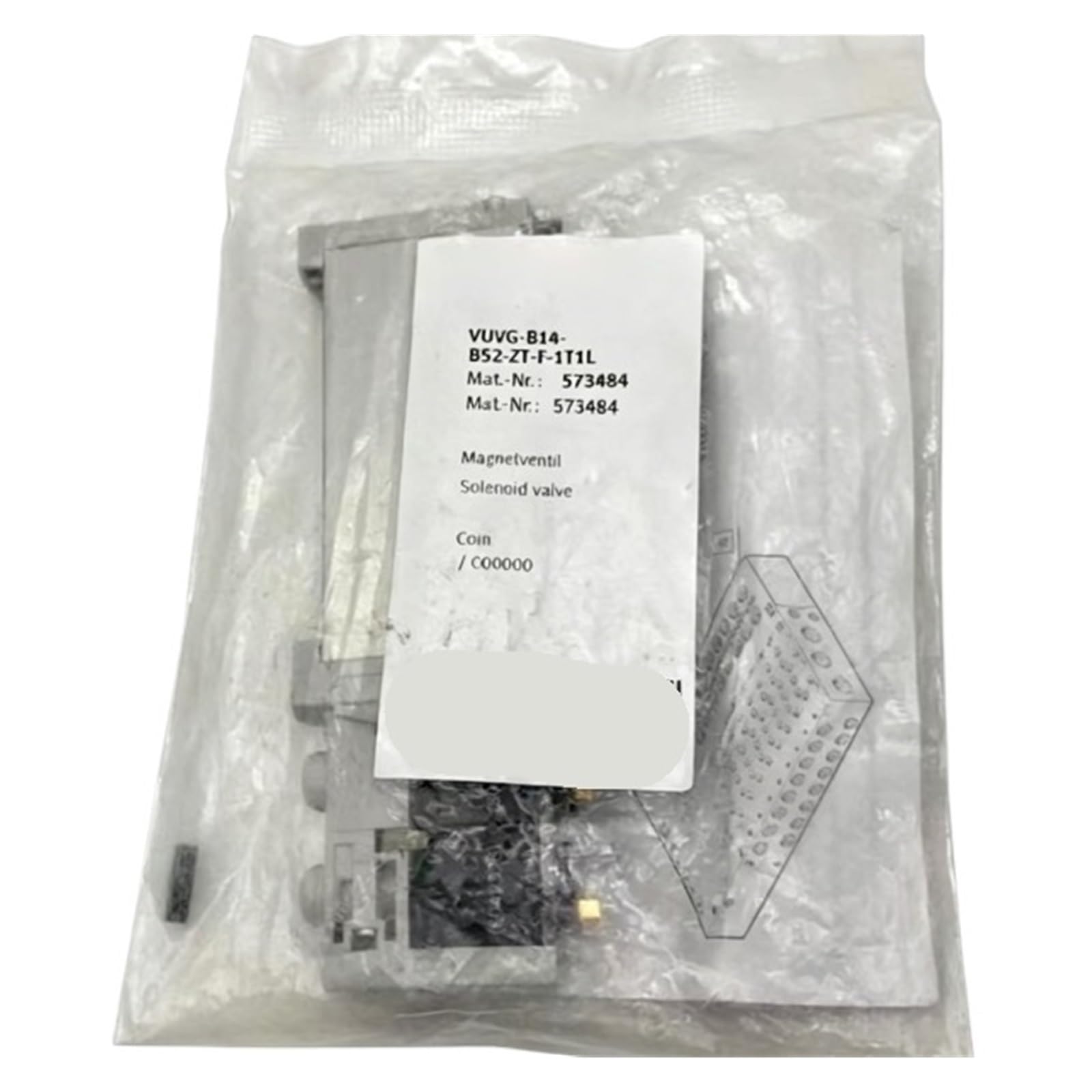 Électrovanne VUVG-B14-B52-ZT-F-1T1L 573484 pour distributeur pneumatique bistable