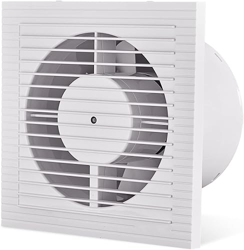 Hehou Ventilador de escape de baño de 59 pulgadas 188 CFM ventilador extractor blanco silencioso potente ventilador de ventilación de montaje en