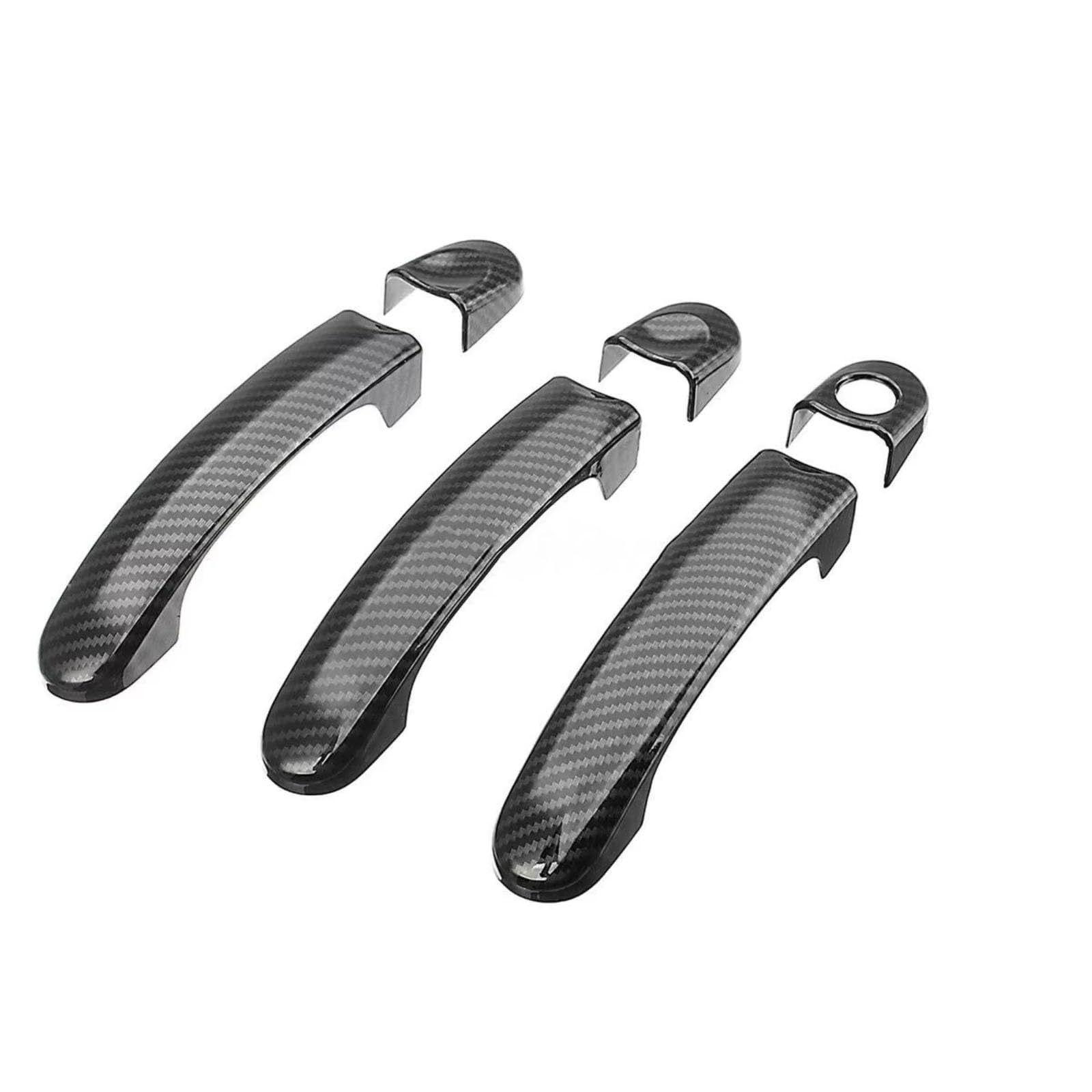 Iuyhgtr One Color Car Exterior Door Handle Compatible With Vw For Transporter T5 2003-2015 For Caravelle 2003-2013 Car Exterior Side Door Handle Cover Decoration Replacement