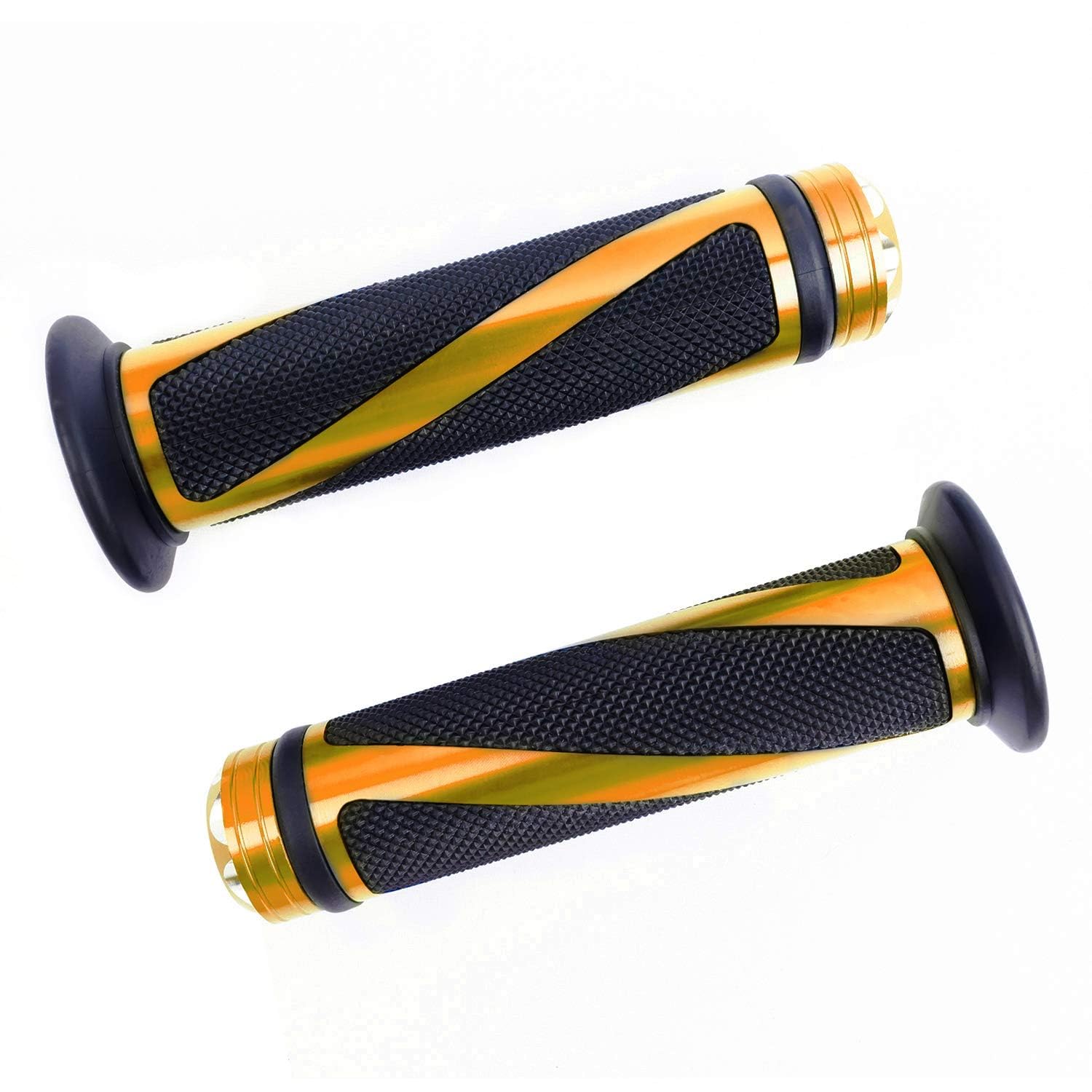 CIHTFEZI Motorcycle Grips Suitable for Yamaha Xmax XMAX 125 250 300 400 XMAX300 Handlebar Non-Slip Grips,normal-1 Yellow