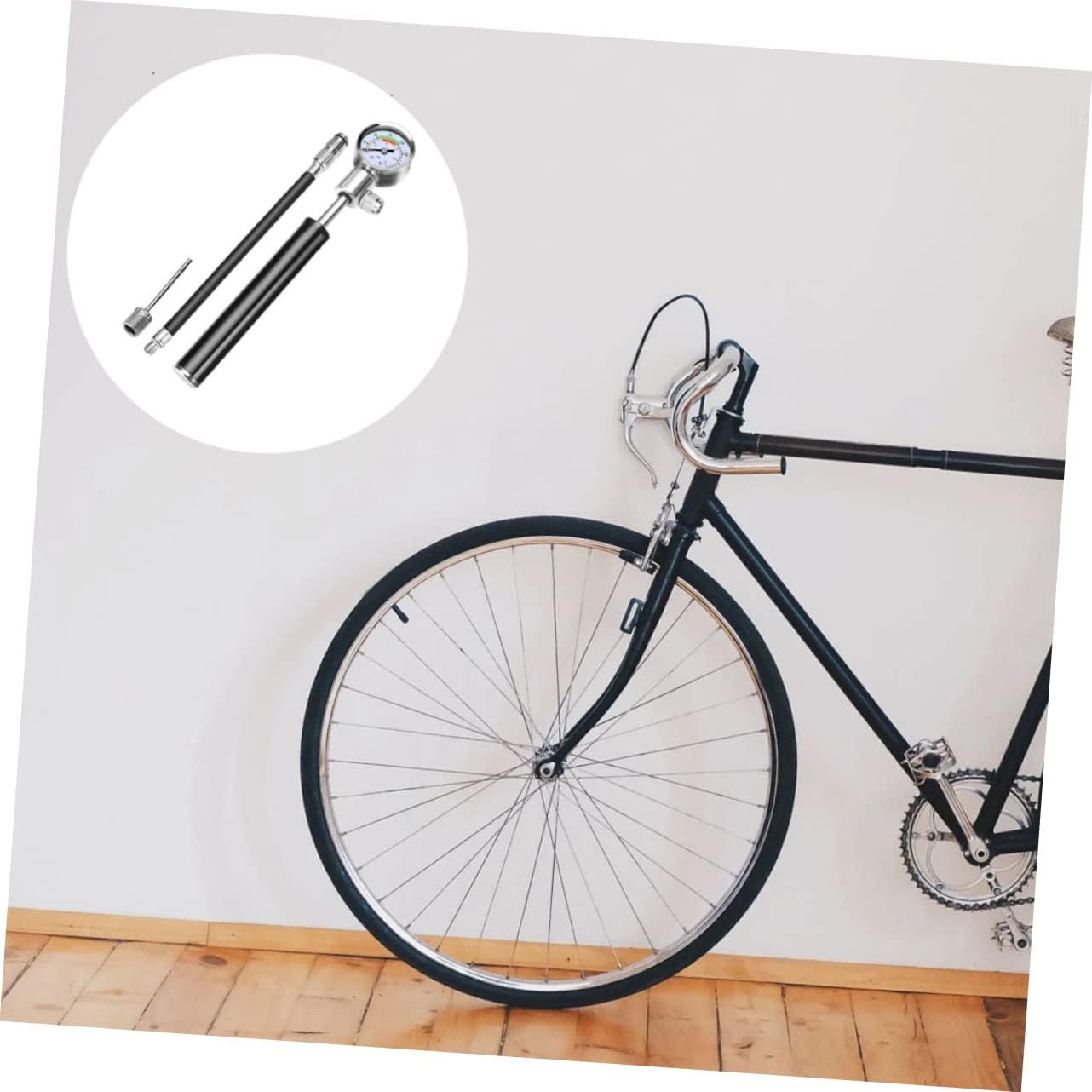 WOONEKY Bike Tire Pump High Pump for Bike Tires Accessories Portable Inflator Accurate Gauge