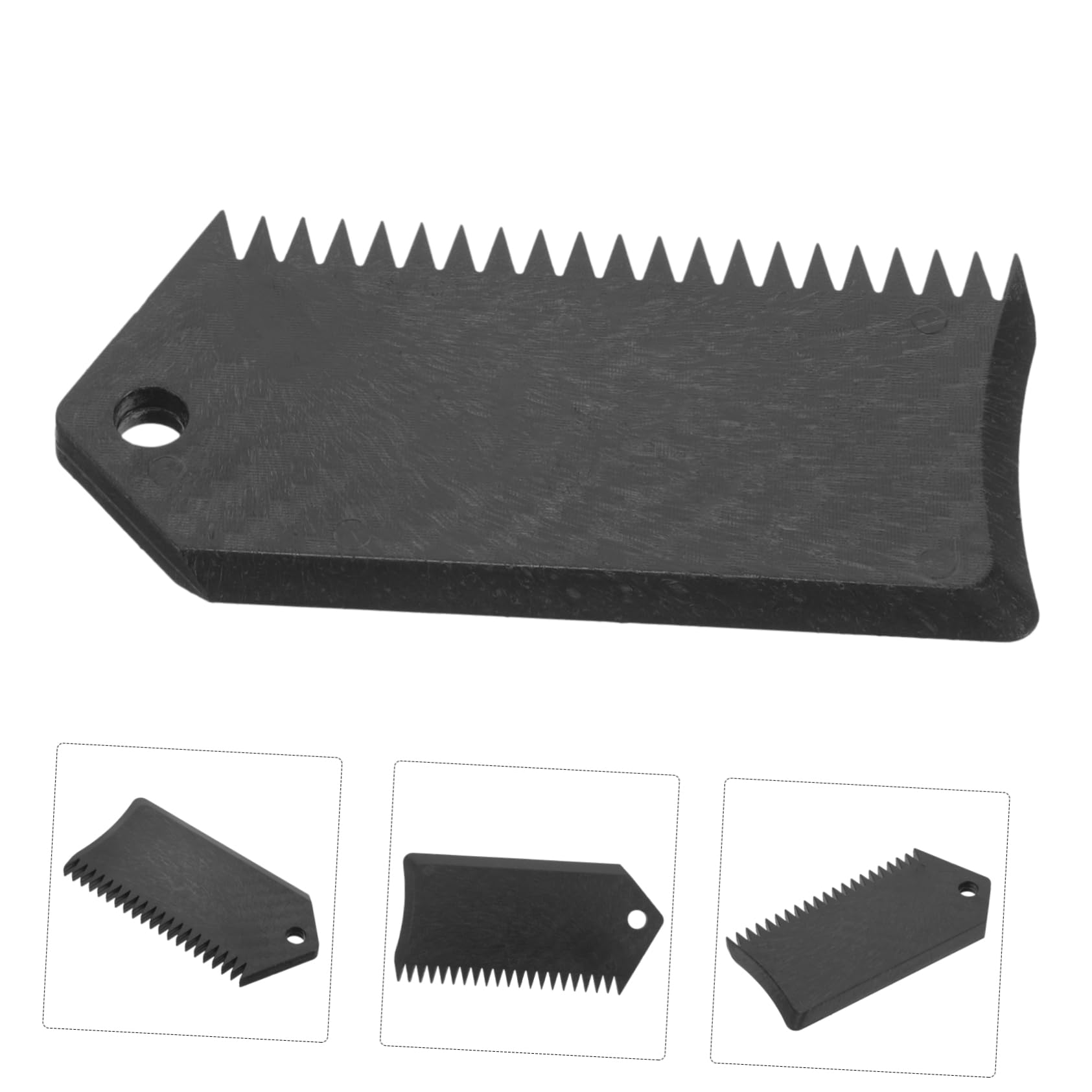 GOOHOCHY Surfboard Wax Comb Plastic Easy Wax Removal Tool for Skateboards Surfboards Carbon Fiber Style Keyless Design