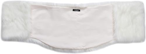 Miniatura 4 de Caracilia Women Luxury Faux Fur Coat Jackets Wrap Cape Shawl for Wedding Party