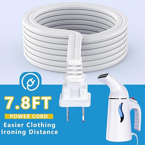 Miniatura 5 de SKG SOUKENGEN - Vaporizador para ropa, vaporizador de ropa, removedor de arrugas para ropa, plancha de vapor portátil de viaje de 5.1 fl oz, 110 V,