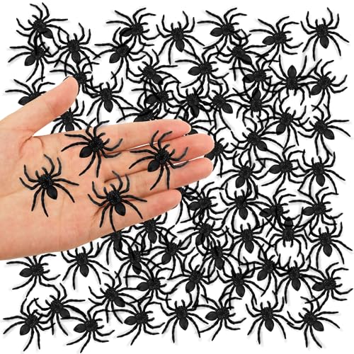Lxzyu Plastic Spiders Halloween Spiders Small Fake Spiders for Halloween