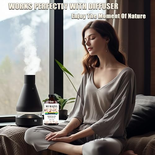 Miniatura 325 de Aceite esencial de sándalo, aceite de sándalo, 4 onzas líquidas, 4.1 fl oz para difusor, humidificador, limpieza de yoga, bricolaje, velas