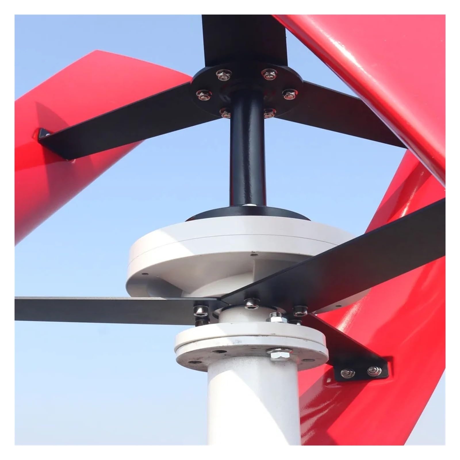 Windturbinengenerator, Energie Windmühle 400w 600w 800w Vertikale Achse Permanent Maglev Wind Turbine Generator 12v 24v 48v Mit MPPT Controller für Marine, Wohnmobil, Zuhause(Green,48V)