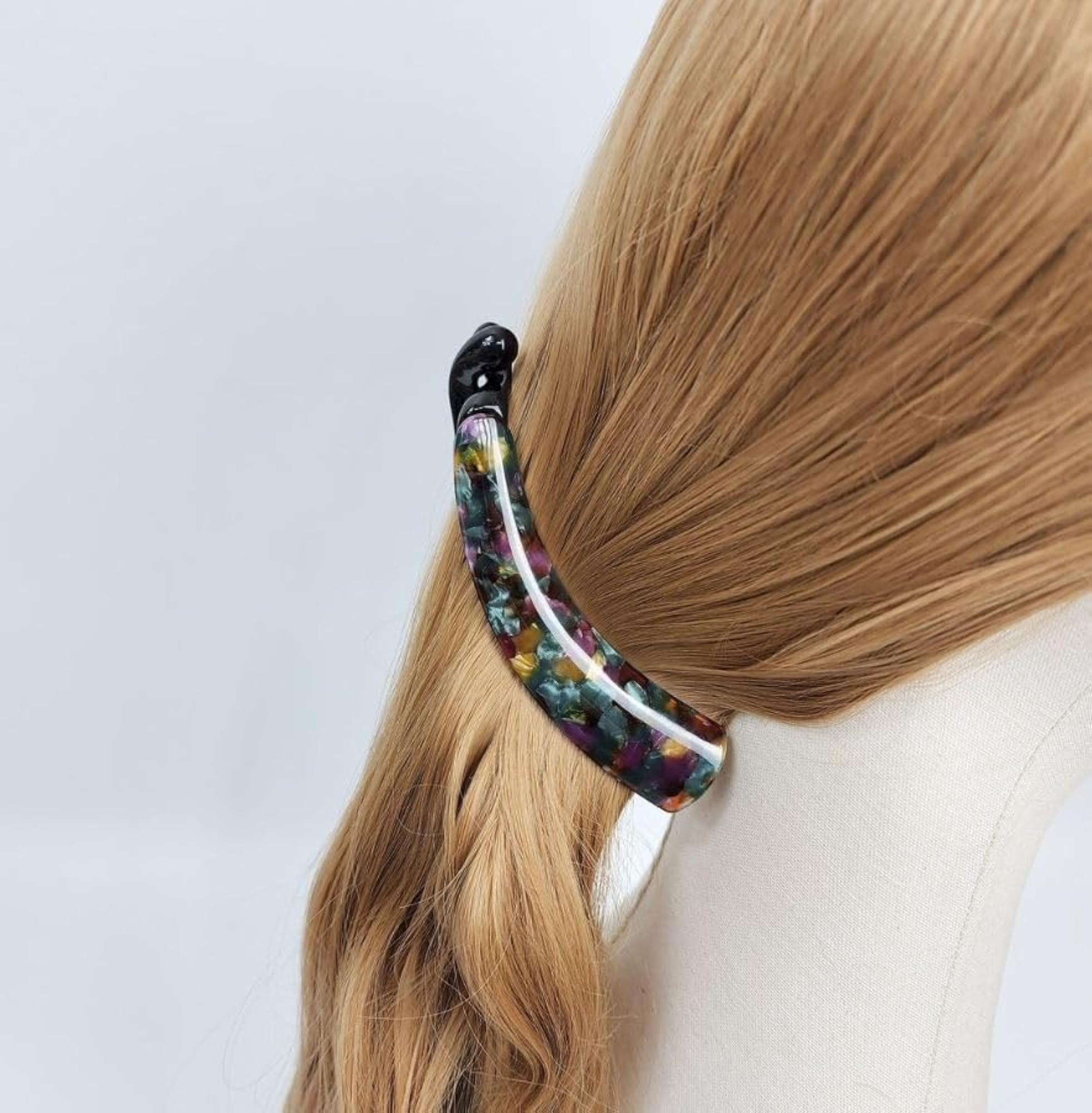 6 Pcs Non-Slip Banana Hair Clips, Large Size