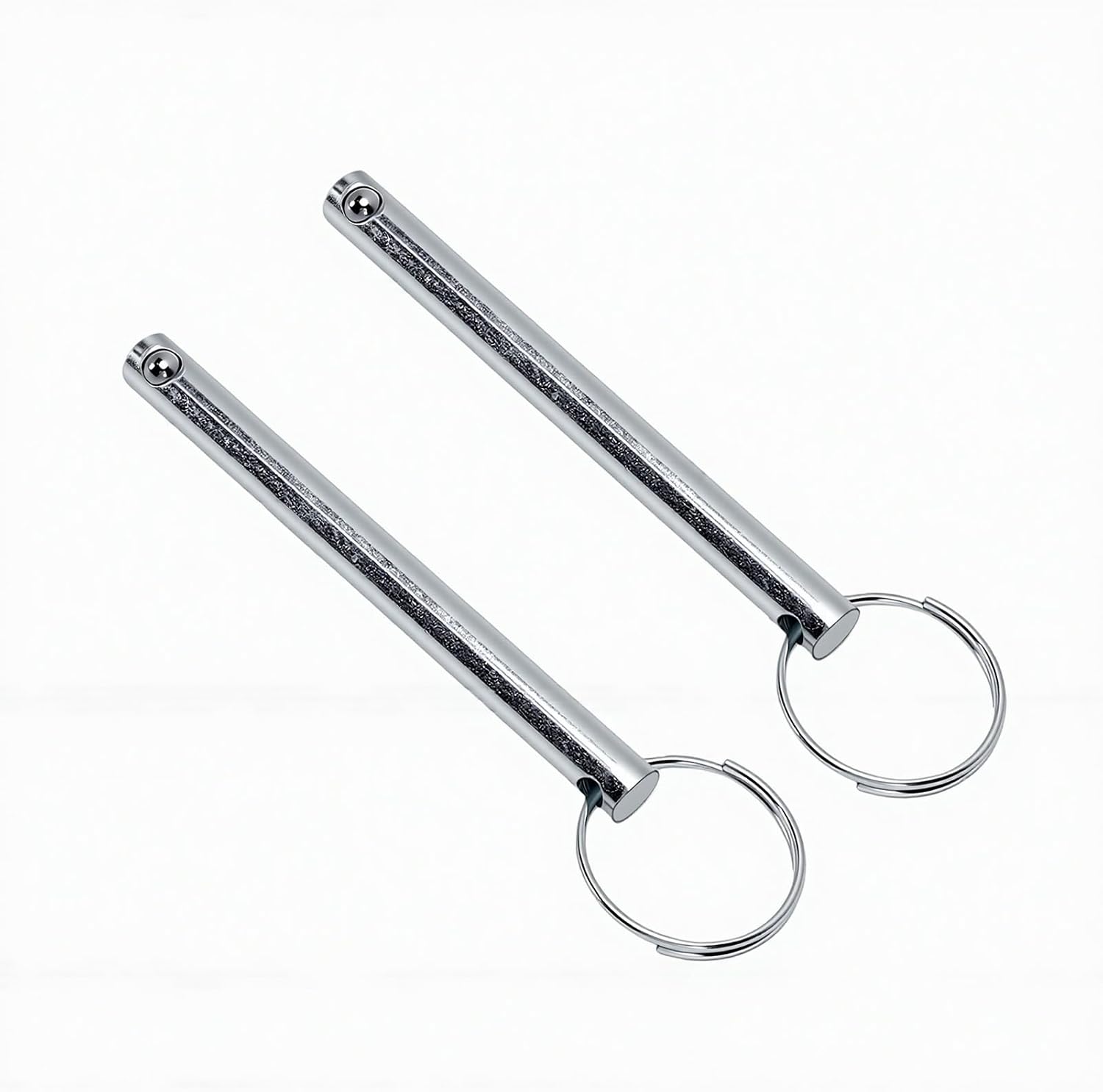 ASHATA Weight Stack Pins Replacement 2Pcs, Selector Loading Pin for Home Gym Exercise Machine 0.31in Diameter image 4