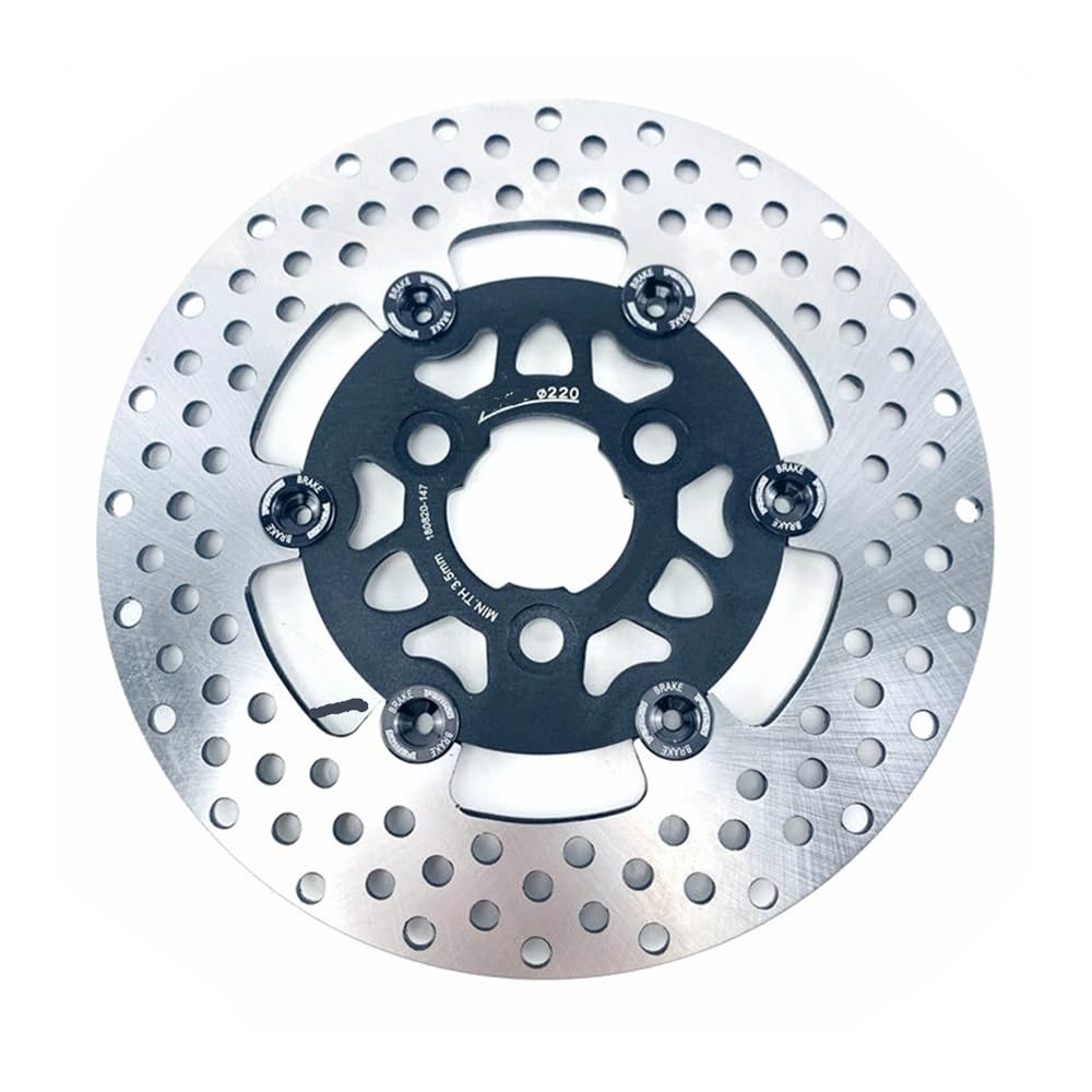Disco Dischi Freno Moto Moto Universale 3 Fori Per 220mm * 57mm Freno A Disco Flottante Per RSZ JOG FORCE Rotore Set Parti Di Ricambio