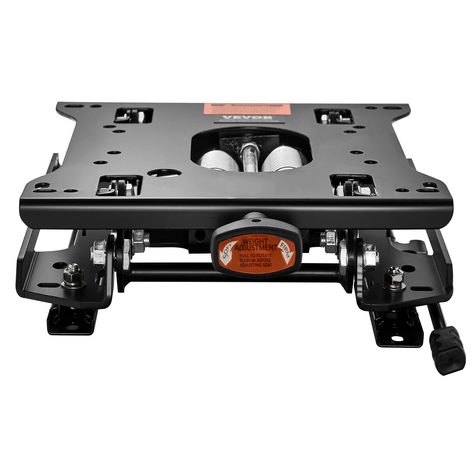 VEVOR Kit Suspension de Siège de Chariot Élévateur Universel, 46x32,5x9 cm, Suspension de Siège de Tracteur avec Glissière, Réglable de l'Avant vers l'Arrière 150 mm, pour Chargeur, Tondeuse à Gazon